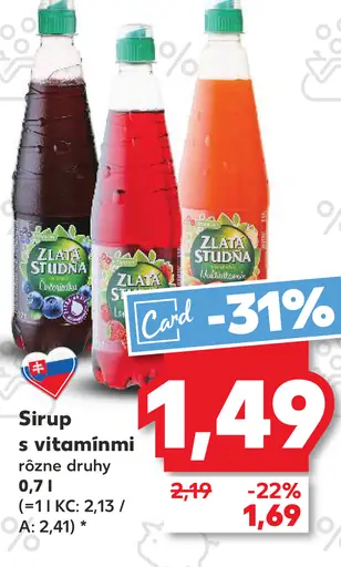 Sirup s vitamínmi