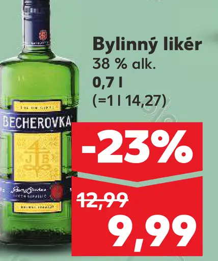 Bylinný likér 38 % alk.
