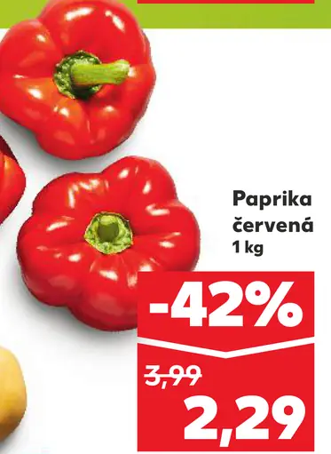 Paprika červená čerstvá