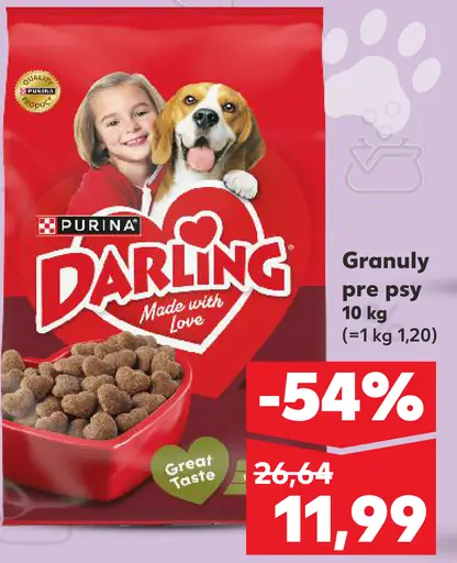Purina Darling Granuly pre psy