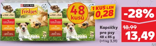 Purina Friskies Kapsičky pre psy