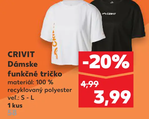 Crivit dámske funkčné tričko