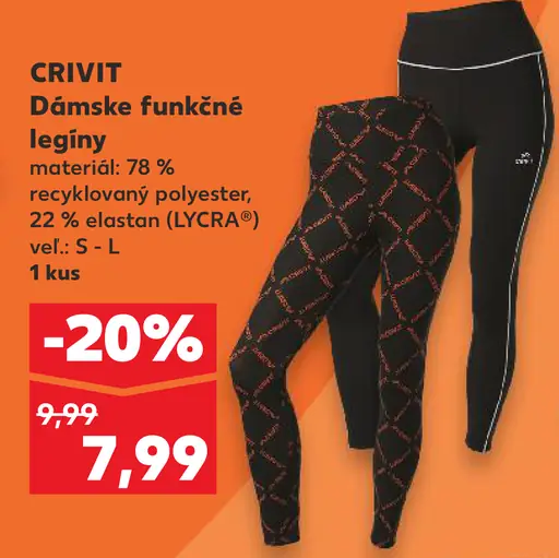 Crivit Dámske funkčné bežecké legíny