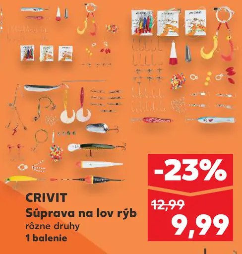 Crivit rybárska súprava