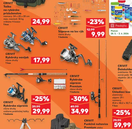 Crivit rybárska súprava Premium