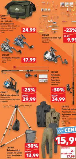 Crivit taška na rybárske príslušenstvo