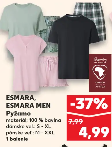 Esmara, Esmara men Pyžamo