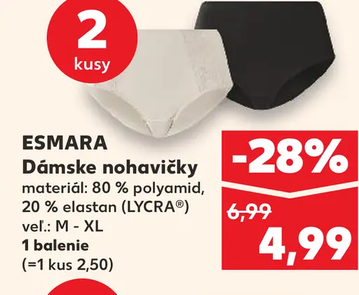 Esmara dámske nohavičky 2 kusy