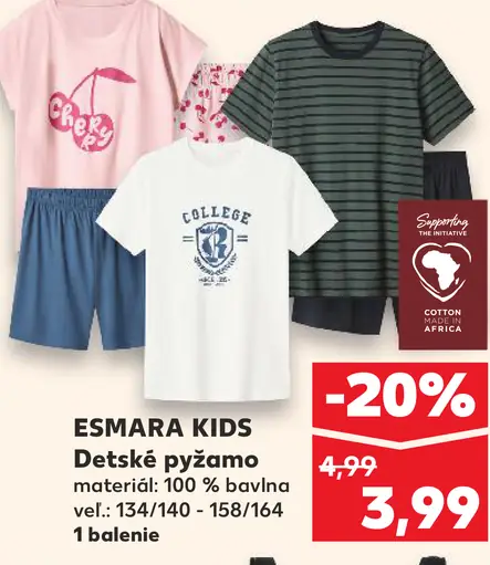 Esmara Kids detské pyžamo