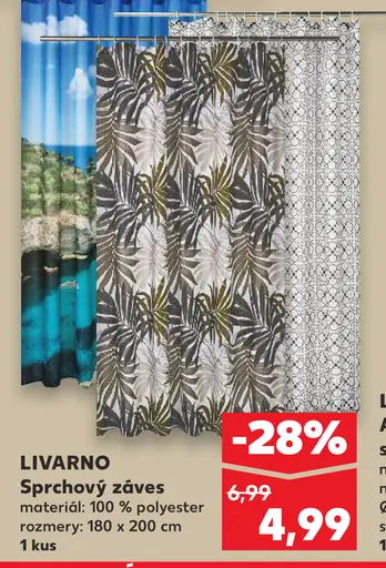 Livarno sprchový záves