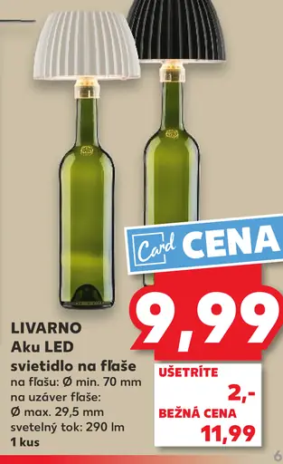 Livarno Aku LED svietidlo na fľaše
