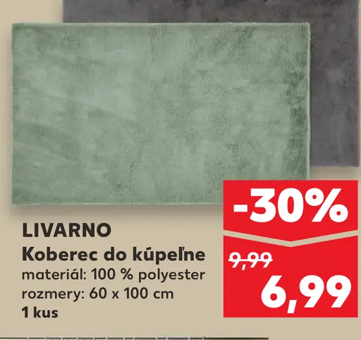 Livarno koberec do kúpeľne
