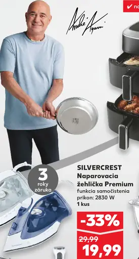 Silvercrest Naparovacia žehlička Premium