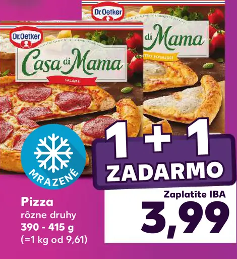 Dr. Oetker Casa di Mama pizza mrazená rôzne druhy