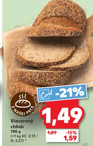 Viaczrnný chlieb