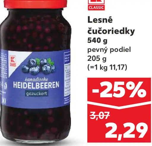 K-Classic Lesné čučoriedky