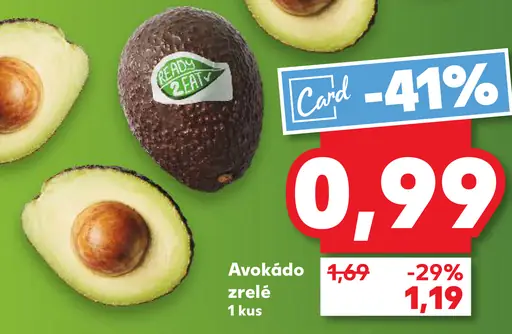 Avokádo zrelé