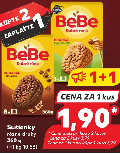 BeBe Dobré ráno sušienky