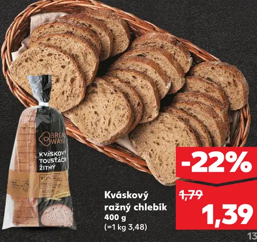Kváskový chlebík