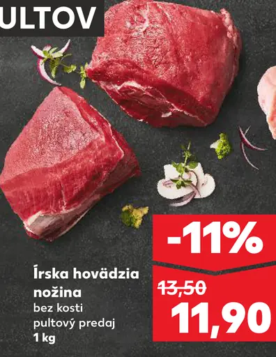 Írska hovädzia nožina bez kosti
