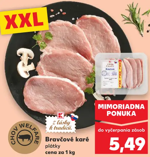 Bravčové karé plátky