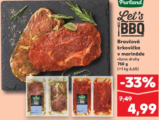 Purland Bravčová krkovička v marináde rôzne druhy