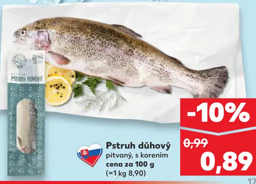 Pstruh dúhový pitvaný s korením