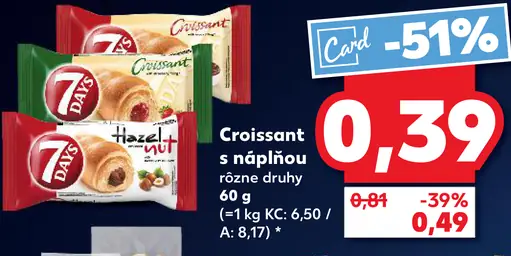 K-Classic Croissant s náplňou
