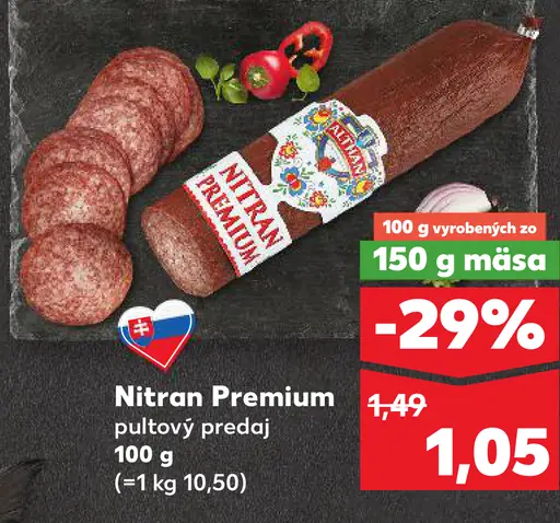 Nitran Premium saláma