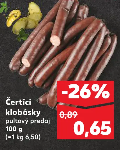 Čertíci klobásky