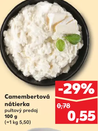 Camembertová nátierka