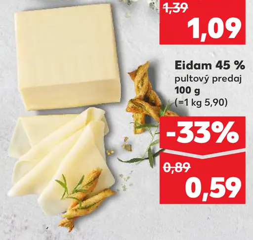 Eidam 45 % syr