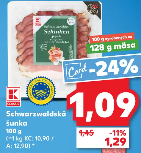 K-Classic Schwarzwaldská šunka