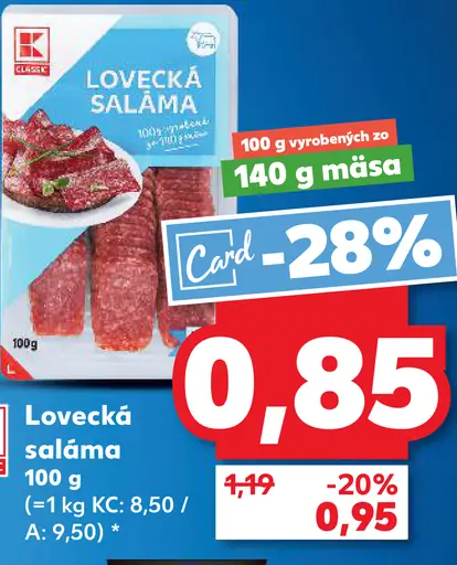 K-Classic Lovecká saláma