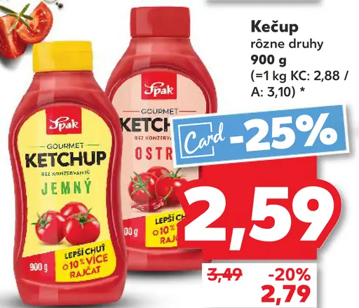 Spak Gourmet Kečup jemný