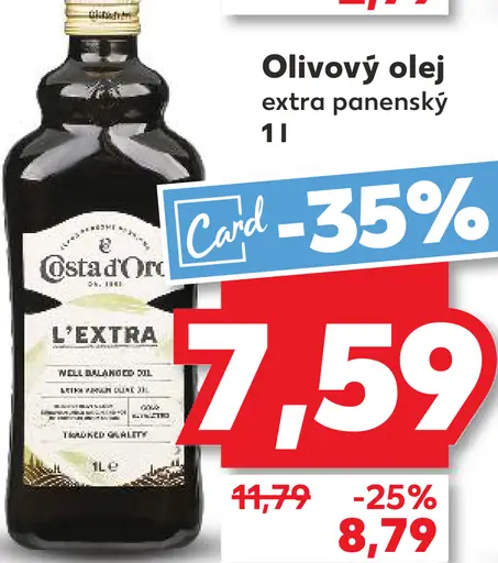 Costa d'Oro Olivový olej extra panenský