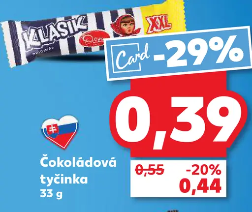 Klasik Čokoládová tyčinka