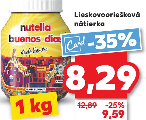 Lieskoo­oriešková nátierka Buenos días