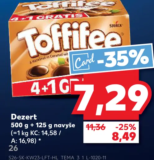 Dezert karamellové pralinky