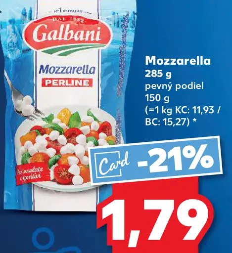 Galbani Mozzarella Perline syr