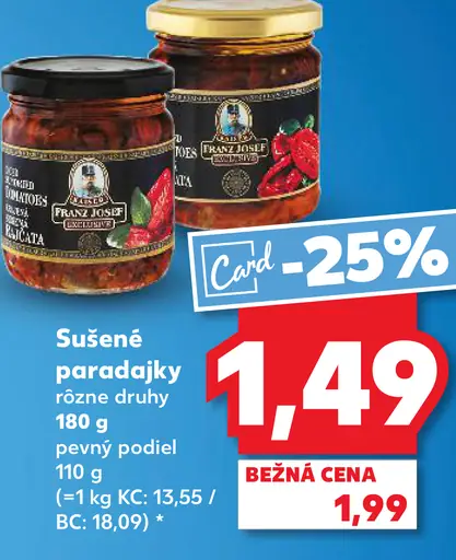 Sušené paradajky v oleji