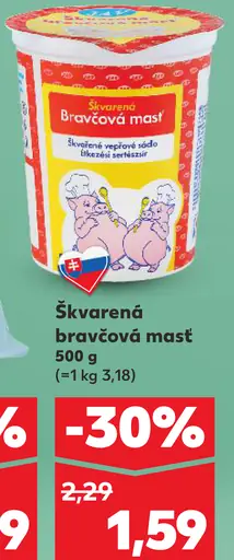 Škvarková bravčová masť