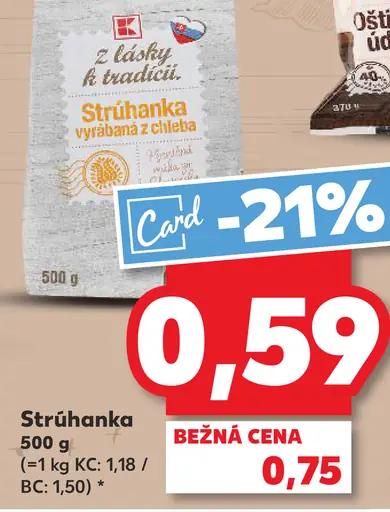 K-Classic z lásky k tradícii strúhanka