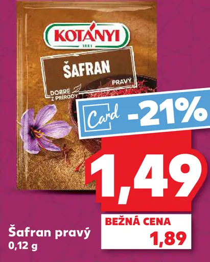 Kotányi Šafran pravý