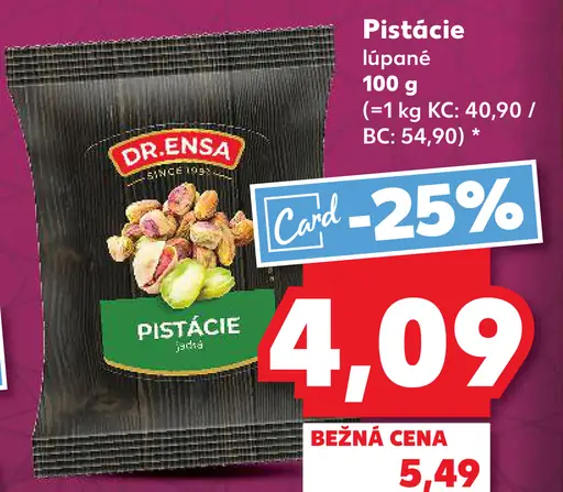 Dr. Ensa pistácie lúpané