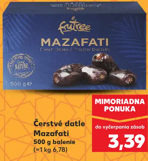 Mazafati čerstvé datle