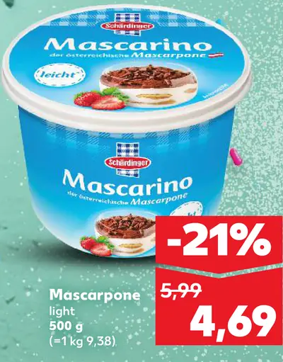 Lahodný mascarpone Mascarino light