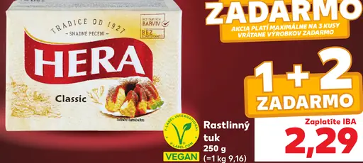 Hera Rastlinný tuk Classic