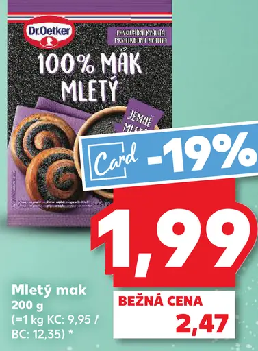 Dr. Oetker 100% mak mletý