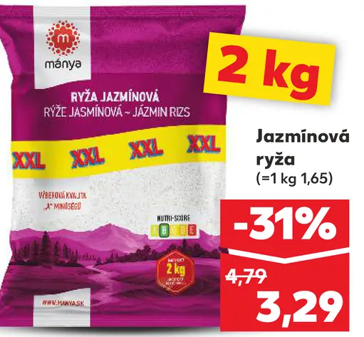 Mina jazmínová ryža